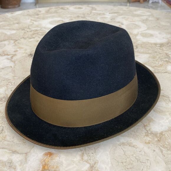 Vintage J. Wallnofer Baden Baden “Oxford” Waterproof Wool Fedora Hat - Picture 5 of 12